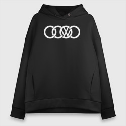 Женское худи Oversize хлопок Audi VW