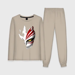 Женская пижама с лонгсливом хлопок Bleach. Маска Ичиго