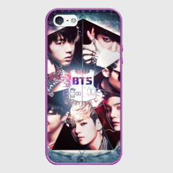 Чехол для iPhone 5/5S матовый Bts