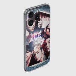 Чехол для iPhone 16 Pro Max силиконовый с защитой камеры Bts - фото 2