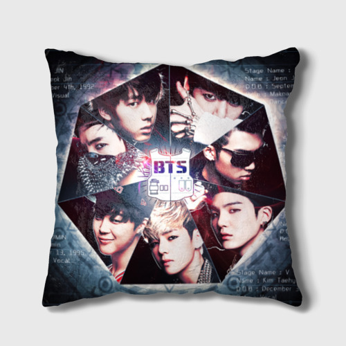 Подушка 3D Bts Фото 01 Подушка 3D Bts Фото 01