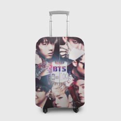Чехол для чемодана 3D Bts