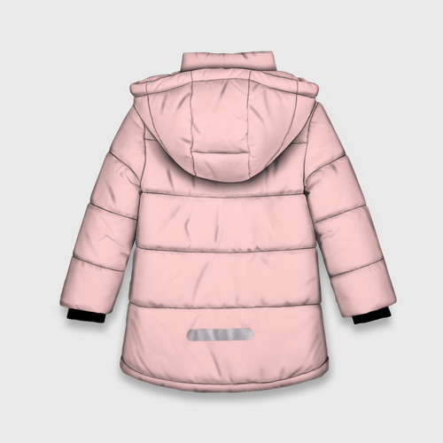 Зимняя куртка для девочек 3D Bts, цвет красный - фото 2