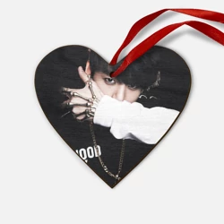 Деревянная игрушка Сердце Bts