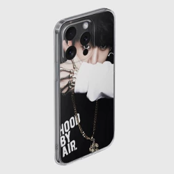 Чехол для iPhone 15 Pro силиконовый с защитой камеры Bts - фото 2