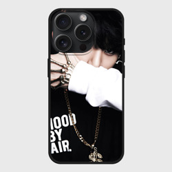 Чехол силиконовый для Apple iPhone 15 Pro матовый Bts