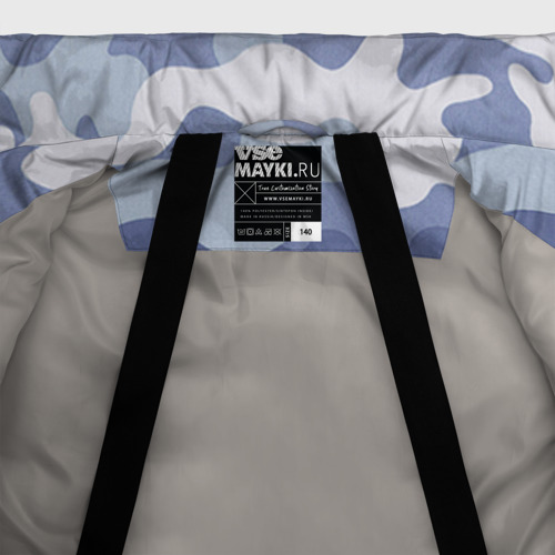 Зимняя куртка для мальчиков 3D Камуфляж, цвет светло-серый - фото 7