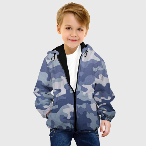 Детская куртка 3D Камуфляж, цвет черный - фото 3