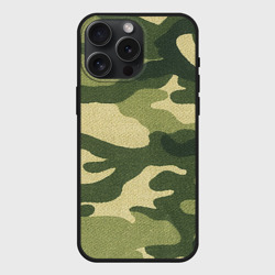 Чехол силиконовый для Apple iPhone 15 Pro Мax матовый Хаки