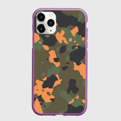 Чехол для iPhone 11 Pro матовый Камуфляж