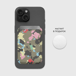 Картхолдер Magsafe магнитный Камуфляж - фото 2