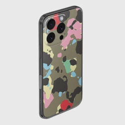 Чехол для iPhone 16 Pro силиконовый с защитой камеры Камуфляж - фото 2