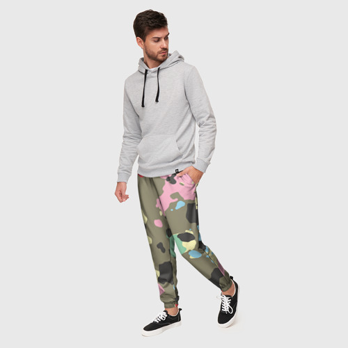 Мужские брюки 3D Камуфляж, цвет 3D печать - фото 3