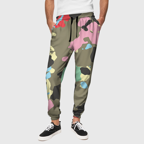 Мужские брюки 3D Камуфляж, цвет 3D печать - фото 4