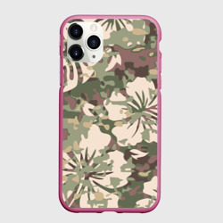Чехол для iPhone 11 Pro матовый Камуфляж