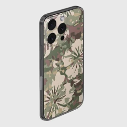 Чехол для iPhone 16 Pro силиконовый с защитой камеры Камуфляж - фото 2