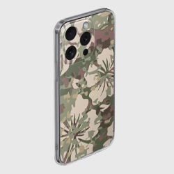 Чехол для iPhone 15 Pro Max силиконовый с защитой камеры Камуфляж - фото 2