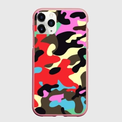 Чехол для iPhone 11 Pro матовый Камуфляж