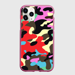 Чехол для iPhone 11 Pro матовый Камуфляж