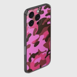 Чехол для iPhone 16 Pro силиконовый с защитой камеры Камуфляж - фото 2