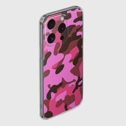 Чехол для iPhone 15 Pro Max силиконовый с защитой камеры Камуфляж - фото 2