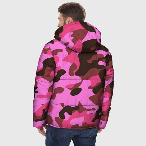 Мужская зимняя куртка 3D Камуфляж, цвет черный - фото 4
