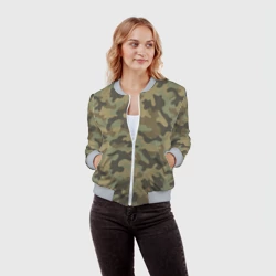 Женский бомбер 3D Хаки - фото 2