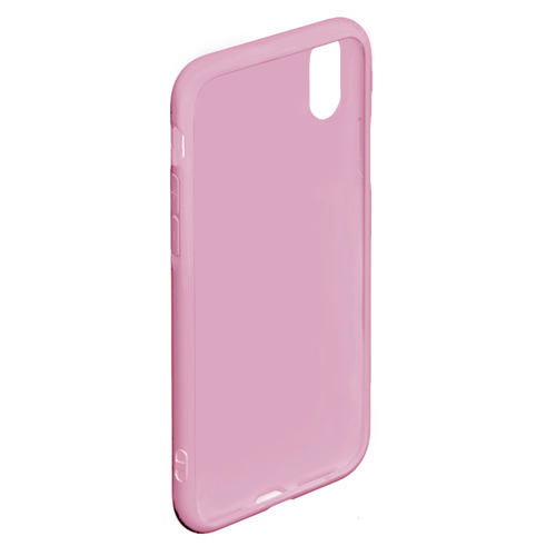 Чехол для iPhone XS Max матовый Хаки, цвет розовый - фото 4