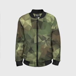 Детский бомбер 3D Камуфляж