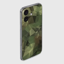 Чехол для iPhone 16 силиконовый с защитой камеры Камуфляж - фото 2