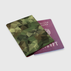 Обложка для паспорта матовая кожа Камуфляж - фото 2