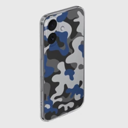 Чехол для iPhone 16 силиконовый с защитой камеры Камуфляж - фото 2