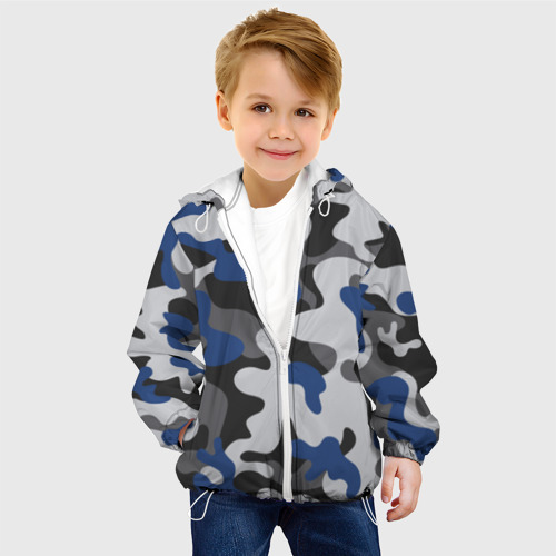 Детская куртка 3D Камуфляж, цвет белый - фото 3