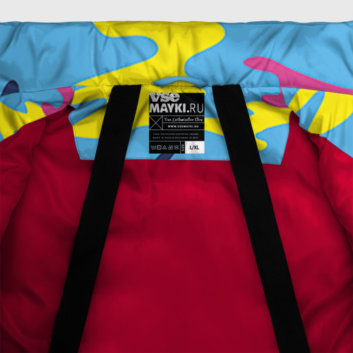 Мужская зимняя куртка 3D Камуфляж, цвет красный - фото 7