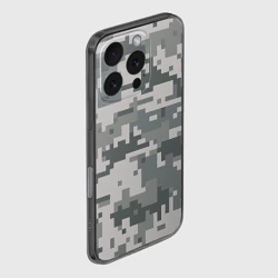 Чехол для iPhone 16 Pro силиконовый с защитой камеры Камуфляж - фото 2