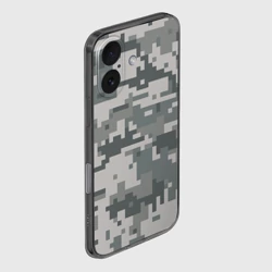Чехол для iPhone 16 силиконовый с защитой камеры Камуфляж - фото 2