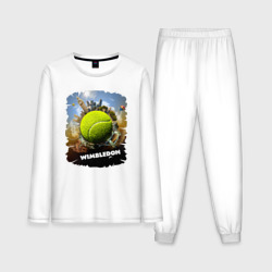 Мужская пижама с лонгсливом хлопок Уимблдон Wimbledon