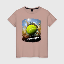 Женская футболка хлопок Уимблдон Wimbledon