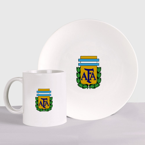 Набор: тарелка + кружка Сборная Аргентины
