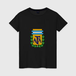 Женская футболка хлопок Сборная Аргентины