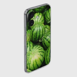 Чехол для iPhone 16 силиконовый с защитой камеры Арбузы - фото 2