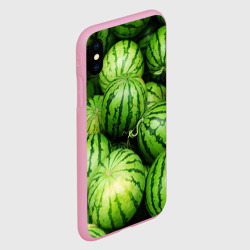 Чехол для iPhone XS Max матовый Арбузы - фото 2