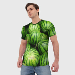 Мужская футболка 3D Арбузы - фото 2