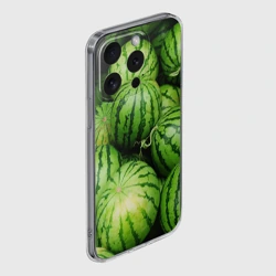 Чехол для iPhone 15 Pro силиконовый с защитой камеры Арбузы - фото 2