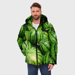 Мужская зимняя куртка 3D Арбузы - фото 2