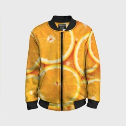 Детский бомбер 3D Апельсин