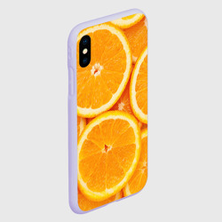 Чехол для iPhone XS Max матовый Апельсин - фото 2
