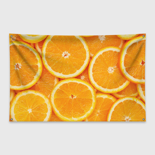 Флаг-баннер Апельсин
