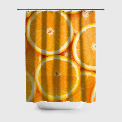 Апельсин – Штора для ванной с принтом купить