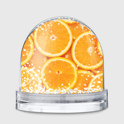 Игрушка Снежный шар Апельсин
